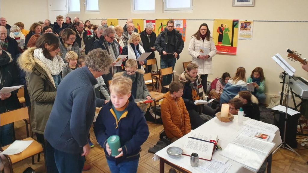 L'assemblée réunie dans la salle Albert CARRETTE