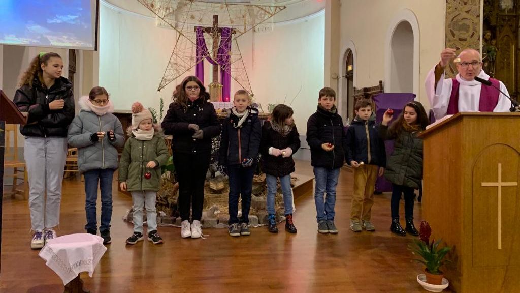 Les enfants dans le choeur