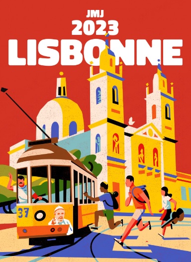 Affiche JMJ Lisbonne 2023