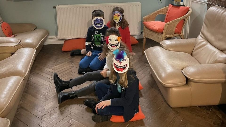 Les jeunes et leurs masques
