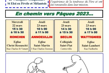 Horaires Sacrement de réconcilation