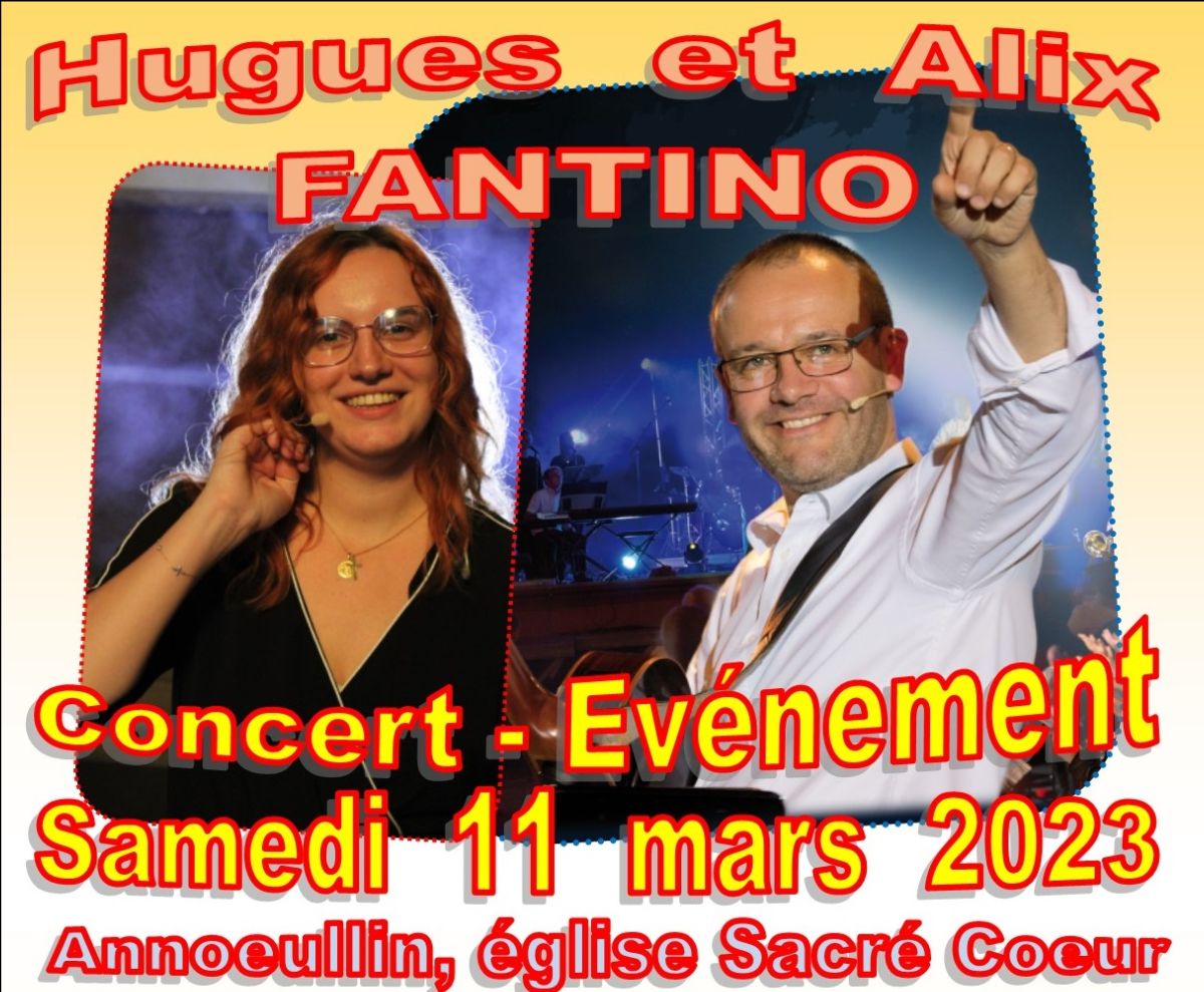 affiche du concert d'hugues FANTINO